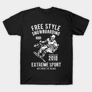 Free Style Snowboarding T-Shirt